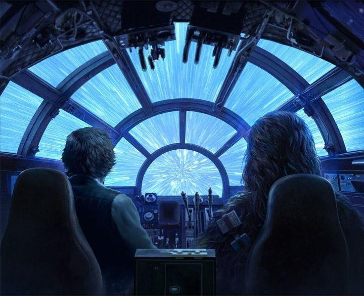 Illustration of the departure, we set off on the journey of the document